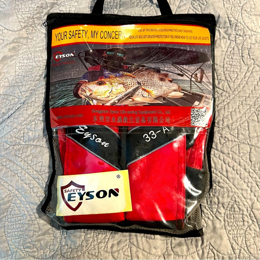 Slim inflatable Life Jacket Vest Preserver - Eyson
